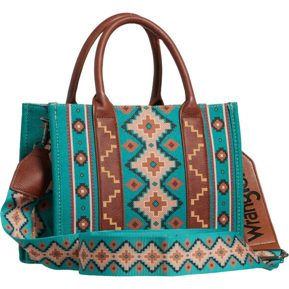 ***Wrangler Southwestern Satchel Tote Bag*** - Picture 2 of 4